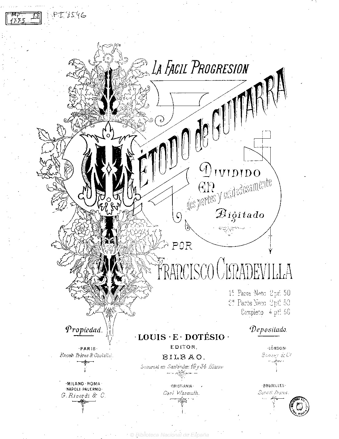 La fácil progresión método de guitarra - classical guitar sheet music -  CGLIB.ORG