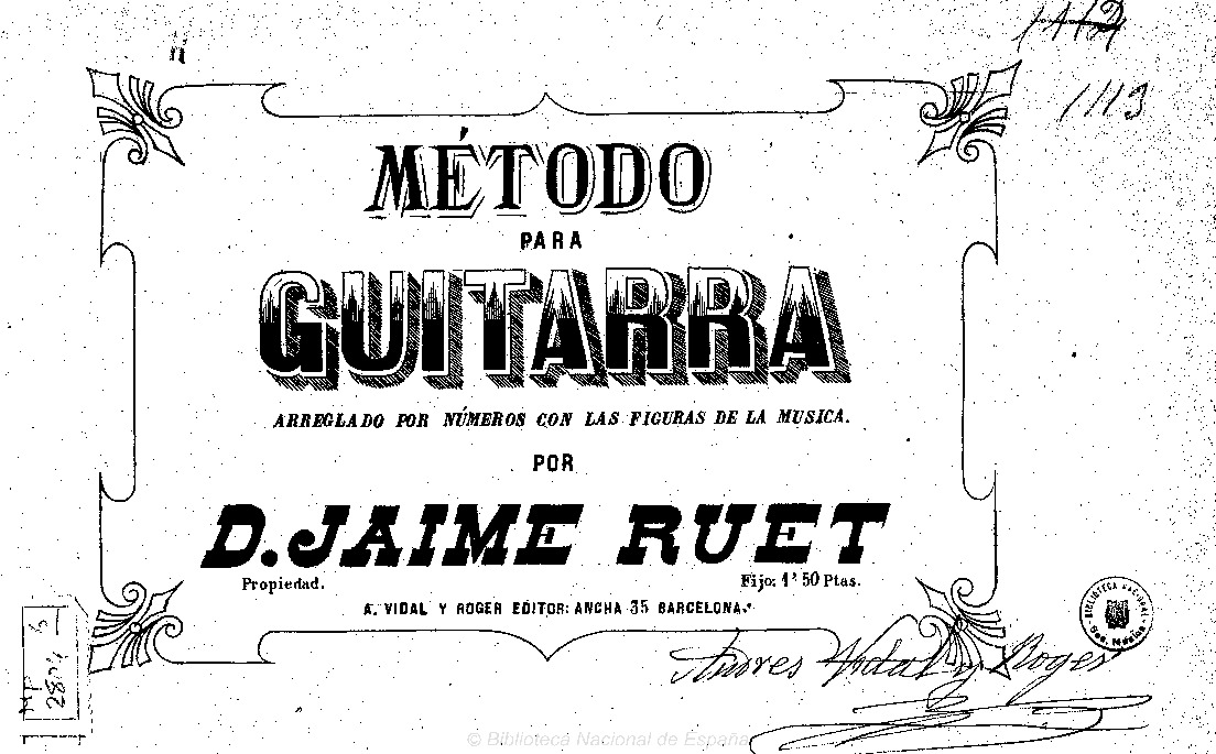Método para guitarra - classical guitar sheet music - CGLIB.ORG
