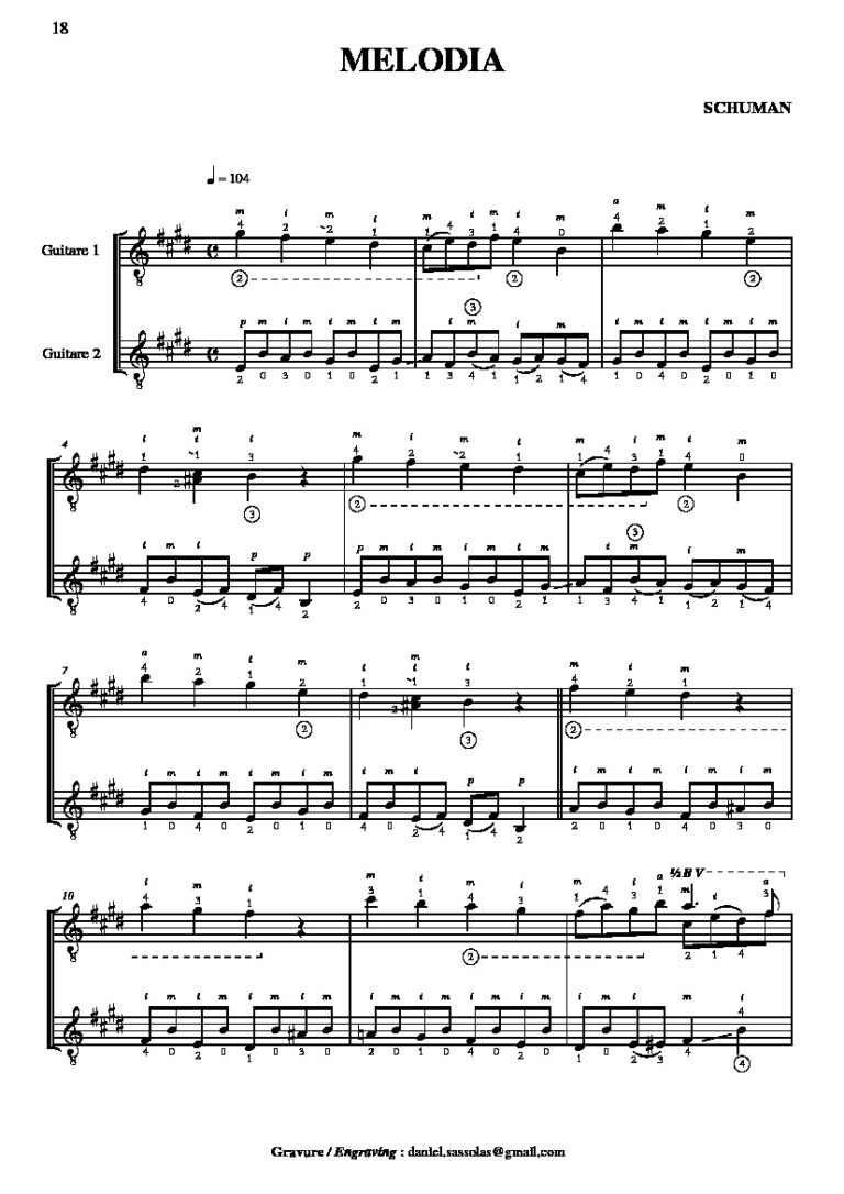 Pujol Emilio Melodia Classical Guitar Library Classical Guitar