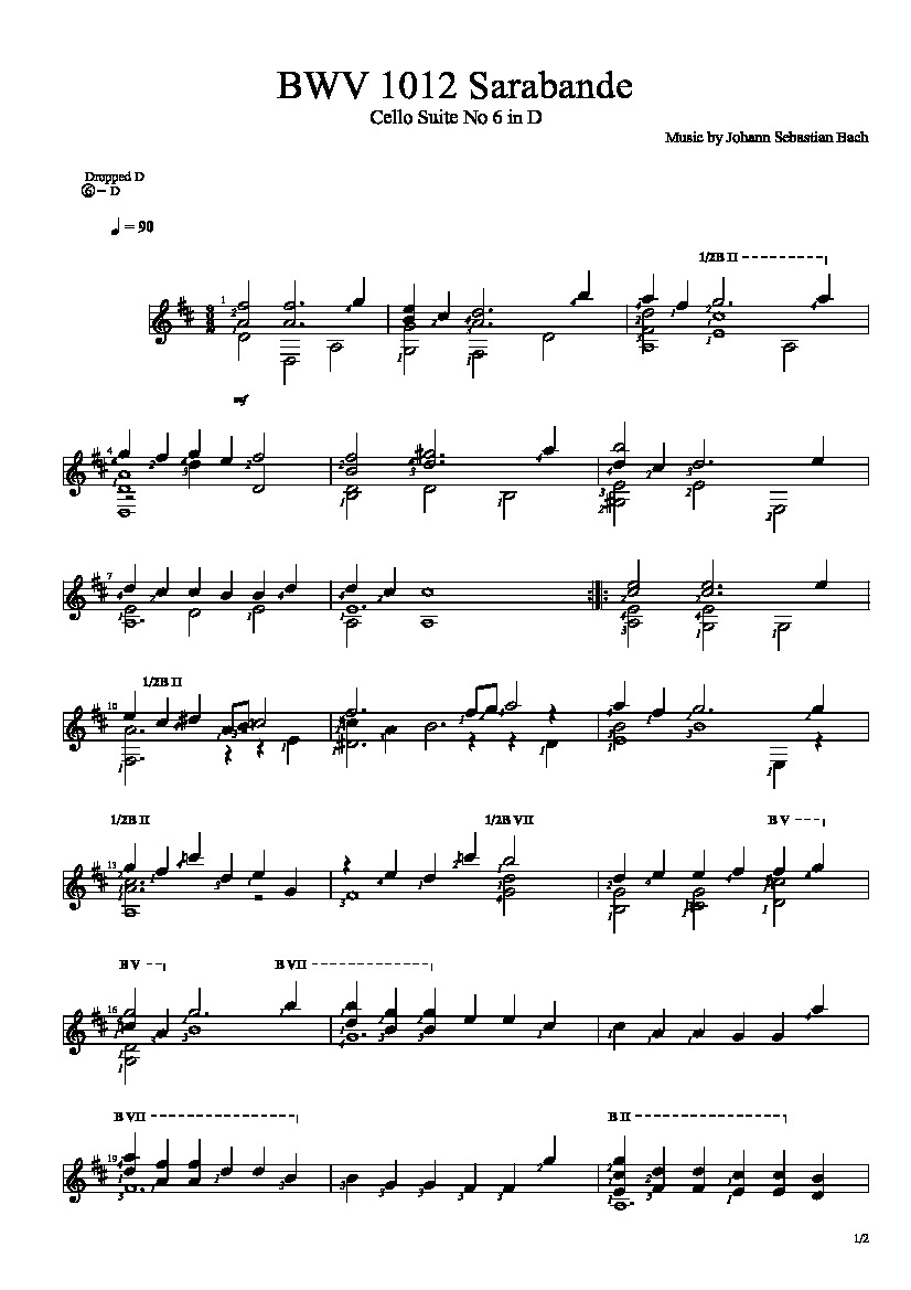 Johann sebastian bach guitar hotsell